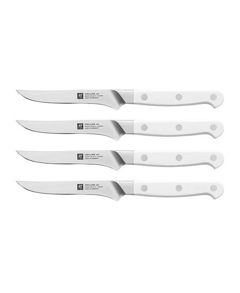 Zwilling Pro Le Blanc 4 Piece Steak Knife Set Macys