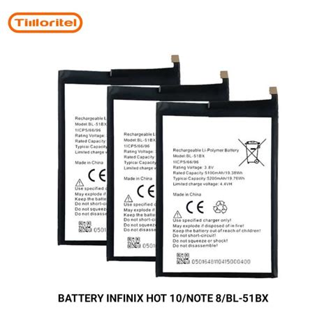 Jual BATTERY INFINIX HOT 10 NOTE 8 BL 51BX Shopee Indonesia