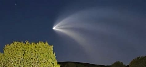 SpaceX launch sighting in New Mexico