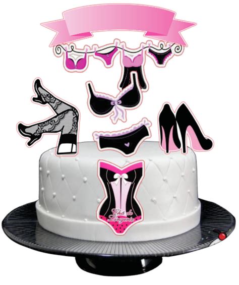 Topo De Bolo Cha De Lingerie Arquivo De Corte Studio