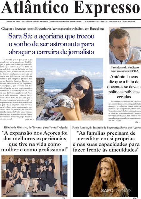 Capa Correio Dos A Ores De