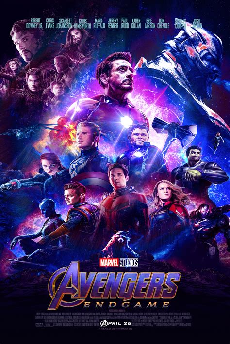 Marvel Spoiler Oficial Endgame Posters HD