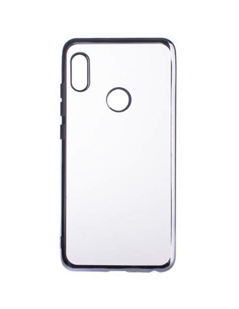 Funda Carcasa Silicona Borde Metalizado Negro Huawei P30 Lite