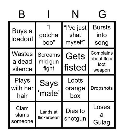 The Real Slim Jadeys Bingo Card