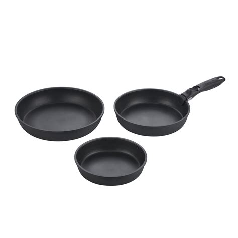 Набор из 3 алюминиевых сковород Gipfel Senator 0148 20 см 24 см 28 см ...
