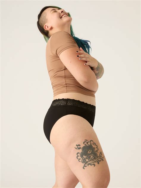 Menstrua N Kalhotky Modibodi Sensual Hi Waist Bikini Moderate Heavy Modi