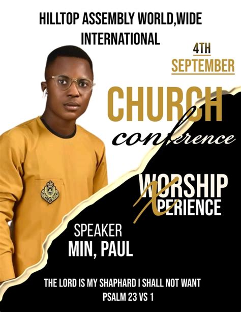 Church Flyer Template Postermywall