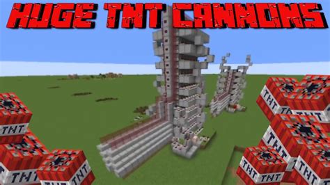 Making Huge Tnt Cannons Youtube