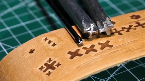 Простые ударные штампы для бересты. №1. в 2024 г | Берёста, Идеи ...