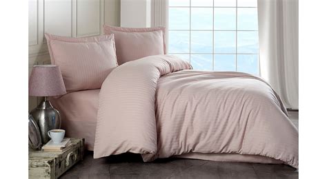 Line Duvet Cover Set (Powder)