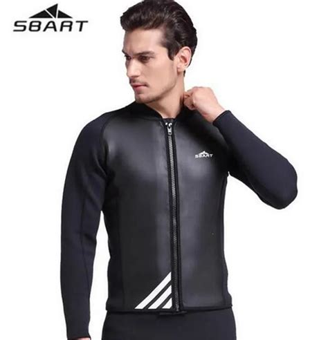 SBART 2MM Neoprene Men Wetsuits Pearfishing Scuba Diving Long Sleeve