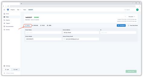 Task data | Unmand Docs