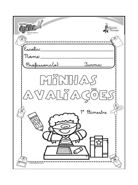 Capa De Prova 5 Ano - Capa Provas 5º Ano | PDF