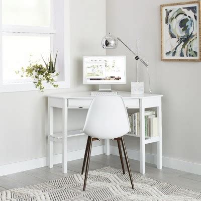 Corner Desk - Black - Aiden Lane : Target