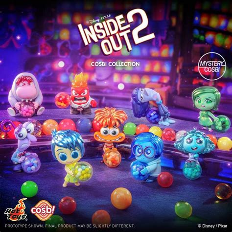 Hot Toys Inside Out Cosbi Blind Box Joy And Sadness Mini Collection Figure Table