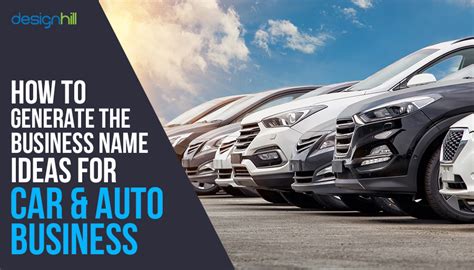 generate  business  ideas  car auto business