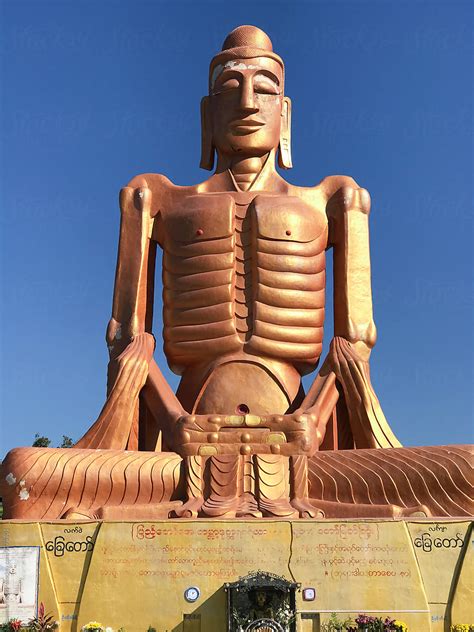 Skinny Buddha Statue In Mandalay Myanmar By Stocksy Contributor