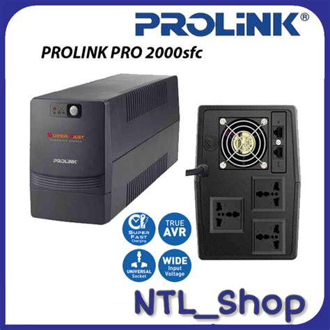 Jual Prolink PRO 2000 SFCU Super Fast Charging Line Interaktif UPS