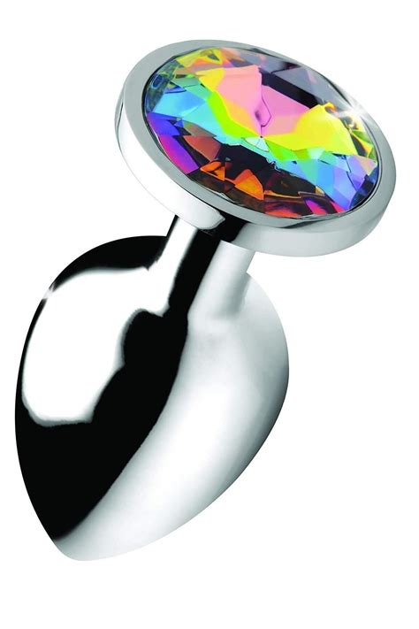 Joytoy Metal Anal Vajinal Dildo Tıpa M Size Renkli Taşlı Fiyatı Yorumları Trendyol