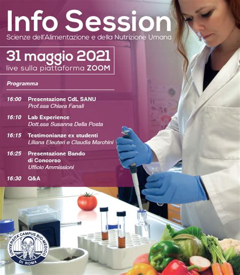 Info Session SANU Università Campus Bio Medico di Roma Liceo