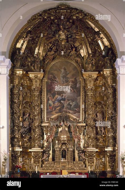 RETABLO MAYOR BARROCO S XVII Author José Benito de Churriguera 1665