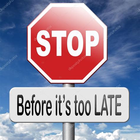 Stop before its too late Stock Photo by ©illustratorkris 70822623