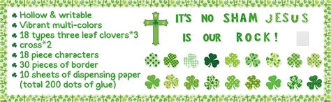 Amazon Asodsway St Patrick Jesus Bulletin Board Pcs