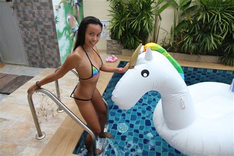 Bikini Model Bev Ai Enhanced Pool Villa In Krabi Topaz Sharpen Faceai Porn Pic