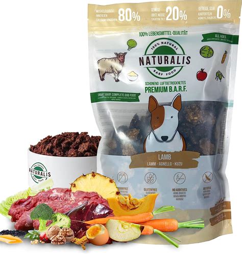 Naturalis Smart Barf Trockenbarf Hundefutter G Lamm