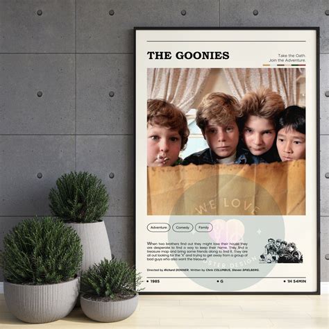 The Goonies Movie Poster / the Goonies Poster / Modern Art Print / Print Wall Art / Custom ...