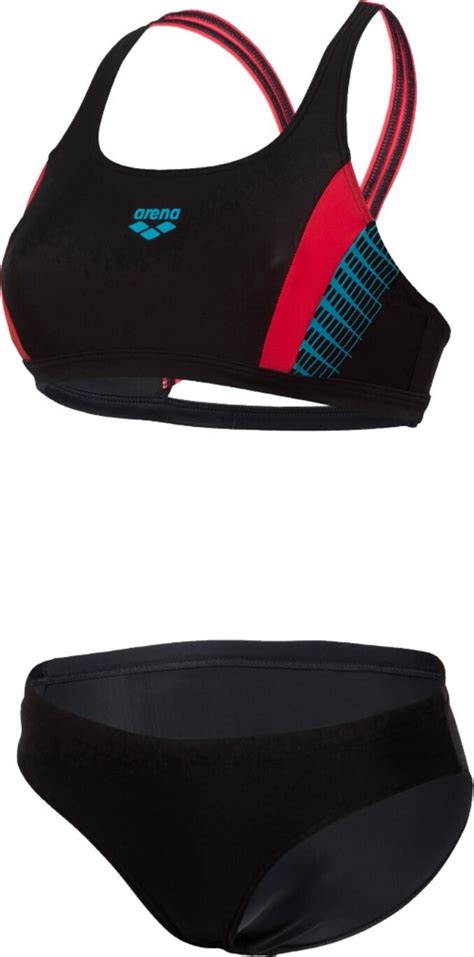 ARENA Threefold Bikini Damen schwarz 38 Koupací úbory