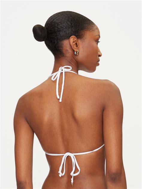 Guess Bikini Partea De Sus E GJ KC Alb Modivo Ro