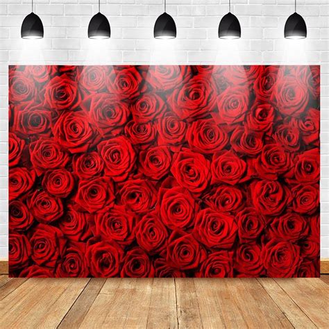 Amazon Avezano Valentine S Day Backdrop Rose Flower Wall Photo