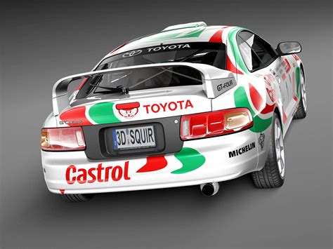 Toyota Celica Gt4 Castrol Rally 3d Model By Squir