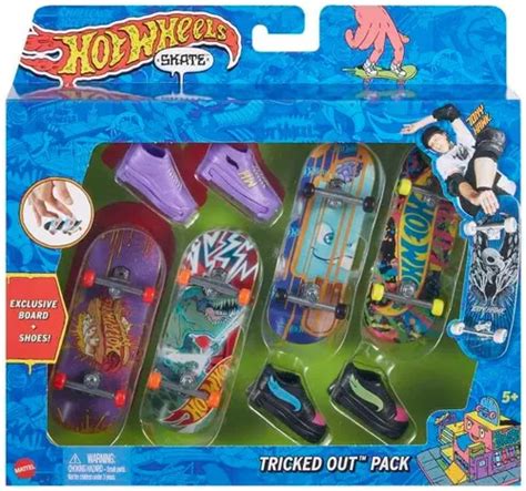 Hot Wheels Skate Paquete Tricked Out Tabla Y Zapatos Exc Meses Sin Inter S