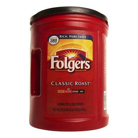 Folgers Classic Roast Ground Coffee 2 Lbs 123kg 435 Oz Lazada Ph
