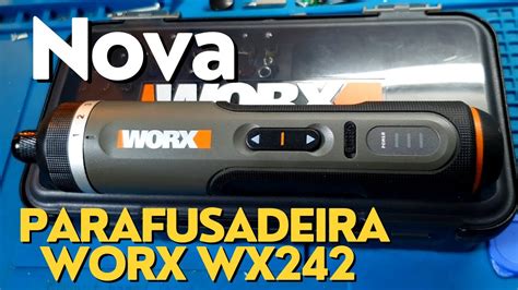 Nova Parafusadeira Worx Wx V Lan Amento Youtube