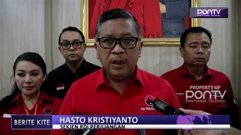 Hasto Resmi Buka Rakerda PDI Perjuangan Kalbar YouTube