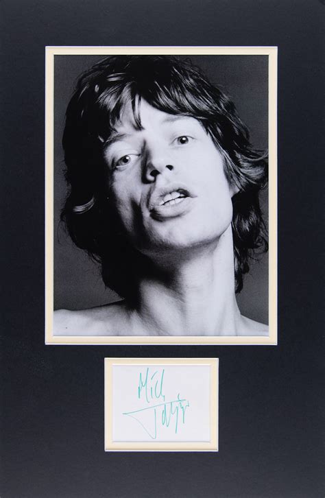 Rolling Stones: Mick Jagger Signature | RR Auction