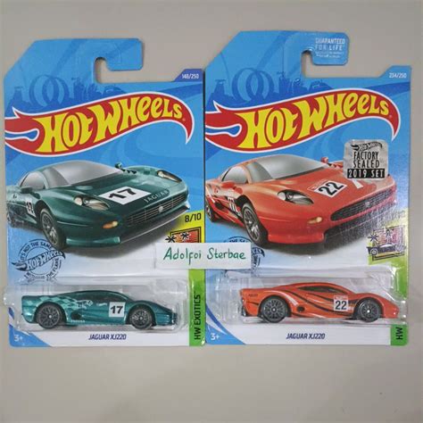 Hotwheels Hot Wheels Jaguar Xj220 Hw Exotics Factory Sealed Shopee Malaysia