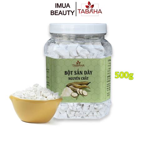 Bột Sắn Dây Nguyên Chất Tabaha 500g Thanh Nhiệt Dùng Để Uống Nấu Chè