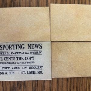 W Babe Ruth Strip Baseball Card Yankees Novelty