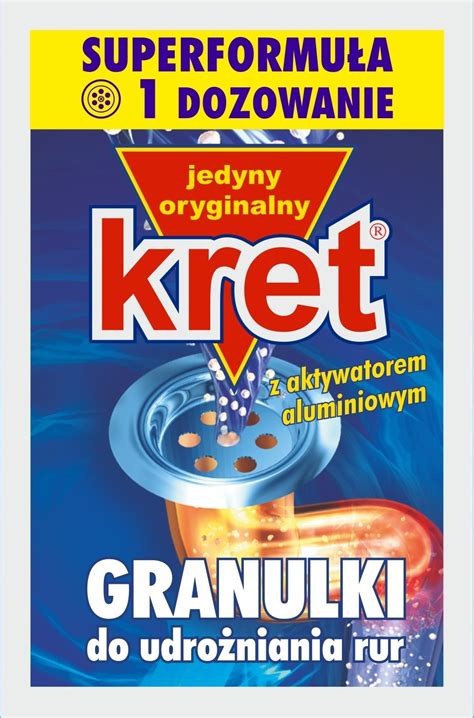 KRET GRANULKI DO UDRAŻNIANIA RUR 40G 9527407633 Allegro pl