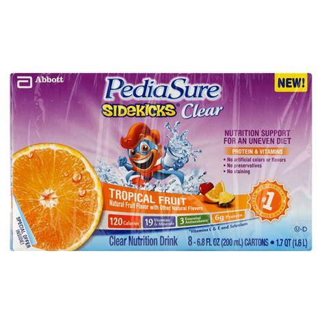 PediaSure Sidekicks Clear Nutrition Drink - Tropical Fruit - Shop Electrolytes & shakes at H-E-B