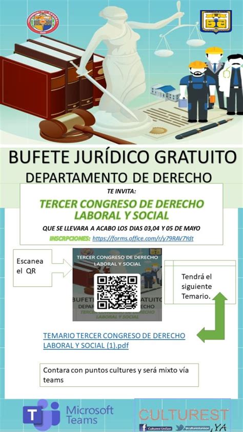 Tercer Congreso De Derecho Laboral Y Social Bufete Jur Dico Gratuito