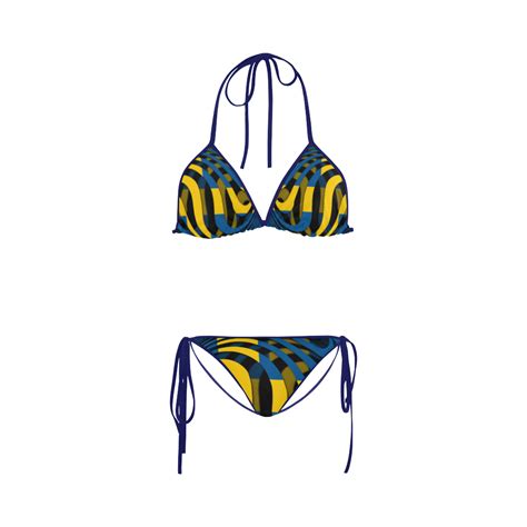 The Flag Of Sweden Custom Bikini Swimsuit ID D