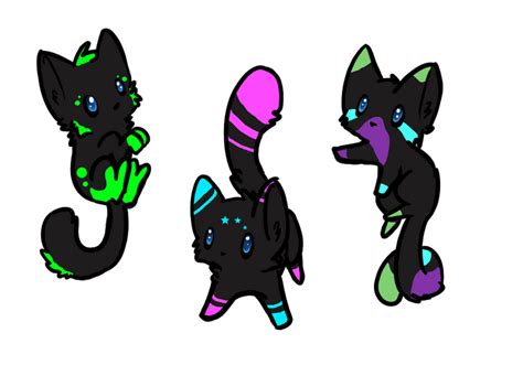 Chibi Cats Adoptables Closed By Fromage Bleu On Deviantart