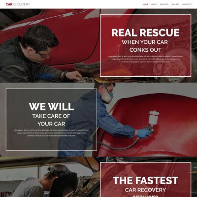 32+ Best Car Repair Website Templates