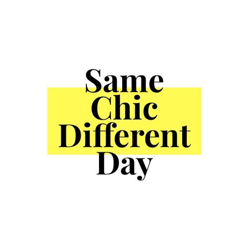 Same Chic Different Day Alexis Barton