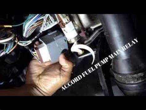 02 Honda Accord Fuel Pump Relay Location